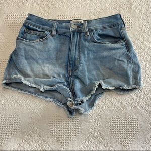 PINK Victoria Secret Jean Shorts (6)